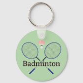 Badminton Design Schlüsselanhänger (Rückseite)
