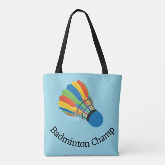 Badminton Design Tasche (Rückseite)