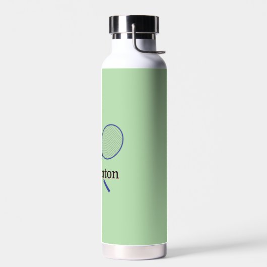 Badminton Design Trinkflasche (Links)