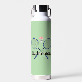 Badminton Design Trinkflasche