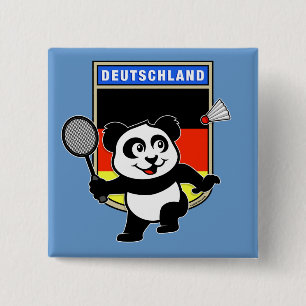 Badminton Deutschland Panda Button