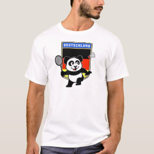 Badminton Deutschland Panda T-Shirt
