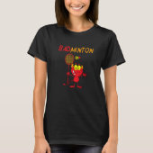 Badminton Devil Player T-Shirt (Vorderseite)