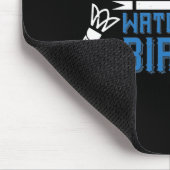Badminton - Die Birdie Mousepad (Ecke)