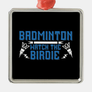 Badminton - Die Birdie Ornament Aus Metall