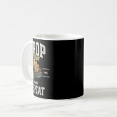Badminton Drop Clear Smash Repeat Shuttle Kaffeetasse (Vorderseite Links)