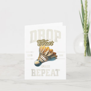 Badminton Drop Clear Smash Repeat Shuttle Karte