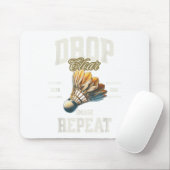 Badminton Drop Clear Smash Wiederholen Shuttle Mousepad (Mit Mouse)