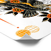 Badminton Eagle Poster (Ecke)