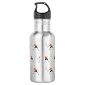 Badminton Edelstahlflasche (Rückseite)
