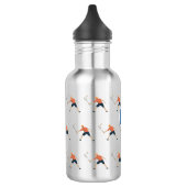 Badminton Edelstahlflasche (Links)