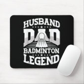 Badminton, Ehemann Vater Badminton Legende Shuttle Mousepad (Mit Mouse)