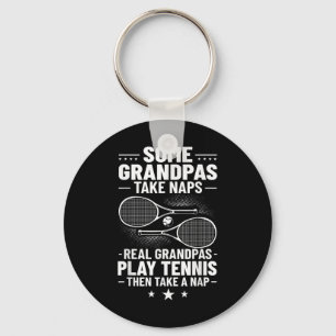 Badminton Einige Omas machen Nickerchen Wirkliche Schlüsselanhänger