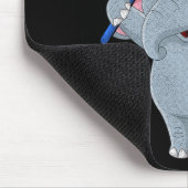 Badminton Elephant Mousepad (Ecke)