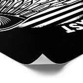 Badminton-Enthusiasten-Shuttle Badminton-Racket Poster (Ecke)