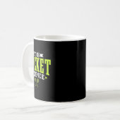 Badminton es ist Racket Science Men Funny Kaffeetasse (Vorderseite Links)