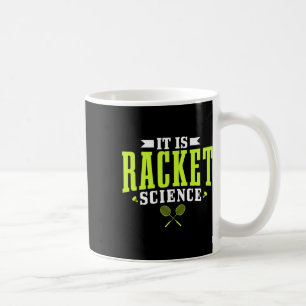 Badminton es ist Racket Science Men Funny Kaffeetasse