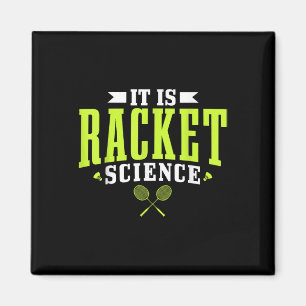 Badminton es ist Racket Science Men Funny Magnet