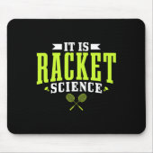 Badminton es ist Racket Science Men Funny Mousepad (Vorne)