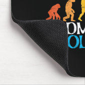 Badminton Evolution Monkey Badminton Spieler Badmi Mousepad (Ecke)