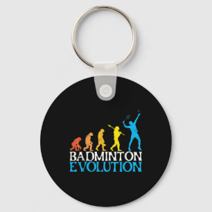 Badminton Evolution Monkey Badminton Spieler Badmi Schlüsselanhänger