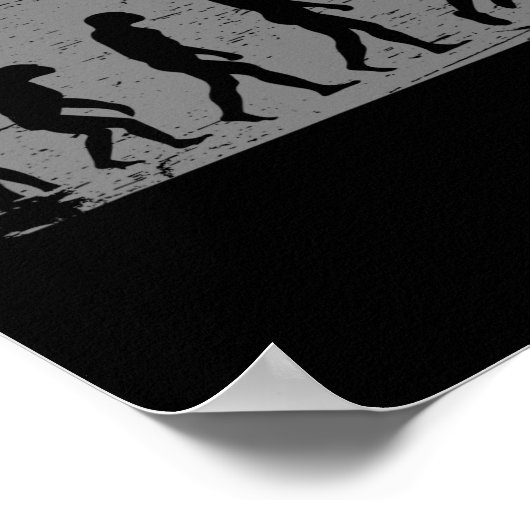 Badminton-Evolution Poster (Ecke)