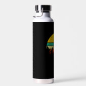 Badminton Evolution Retro Badminton Player Trinkflasche (Rechts)