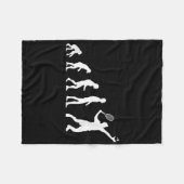 Badminton Evolution Shuttle Funny Fleecedecke (Vorderseite (Horizontal))