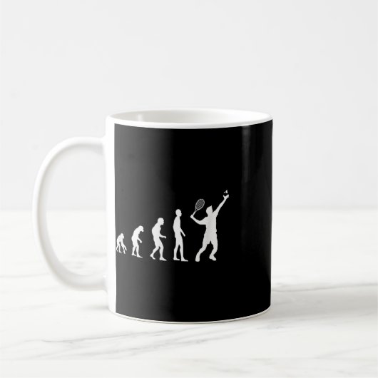 Badminton Evolution Shuttle Funny Kaffeetasse (Links)