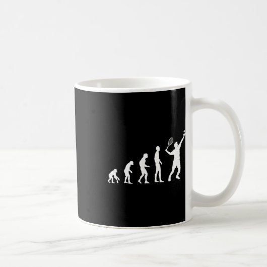 Badminton Evolution Shuttle Funny Kaffeetasse (Rechts)