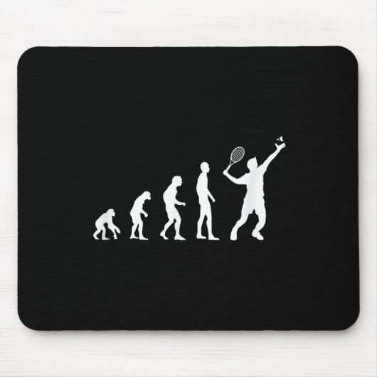 Badminton Evolution Shuttle Funny Mousepad (Vorne)