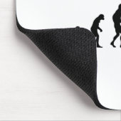Badminton Evolution Shuttle Funny Mousepad (Ecke)