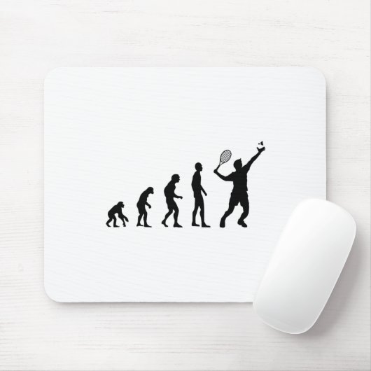Badminton Evolution Shuttle Funny Mousepad (Mit Mouse)