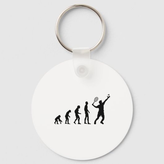 Badminton Evolution Shuttle Funny Schlüsselanhänger (Vorderseite)