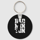 Badminton Federball Badmintonschläger Sport Schlüsselanhänger (Vorderseite)