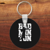 Badminton Federball Badmintonschläger Sport Schlüsselanhänger (Vorderseite)