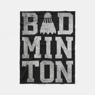 Badminton Federball Shuttle Badminton Spieler Und  Fleecedecke