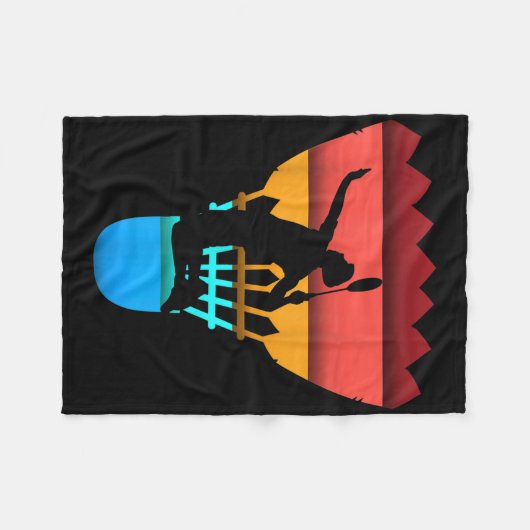 Badminton Fleecedecke (Vorderseite (Horizontal))