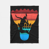 Badminton Fleecedecke (Vorderseite)