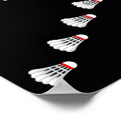 Badminton - Flying in V-Formation Poster (Ecke)