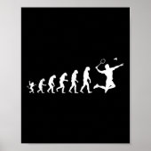 Badminton For Human Evolution  Poster (Vorne)