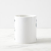 Badminton Forever Cartoon Shuttle und Racket Graph Kaffeetasse (Mittel)