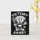 Badminton Forever Cartoon Shuttle und Racket Graph Karte (Gelbe Blume)