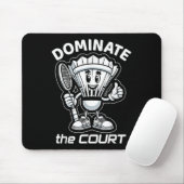 Badminton Forever Cartoon-Shuttlecock und Schläger Mousepad (Mit Mouse)