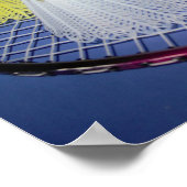 Badminton-Foto Poster (Ecke)