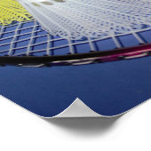 Badminton-Foto Poster (Ecke)