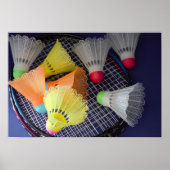 Badminton-Foto Poster (Vorne)