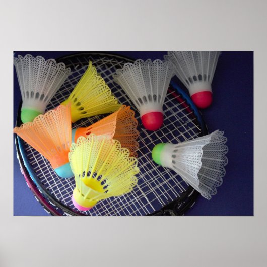 Badminton-Foto Poster (Vorne)