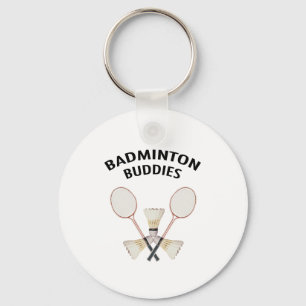 Badminton-Freunde Schlüsselanhänger