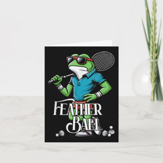 Badminton Frog Shuttle Poona Karte (Vorderseite)